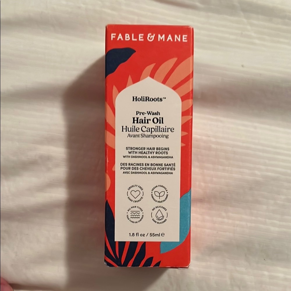 $13 LESS - Fable & Mane HoliRoots Pre-Wash Hair Oil NIB